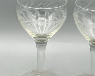 Set of Matching Crystal Stemware in Southbridge, MA
