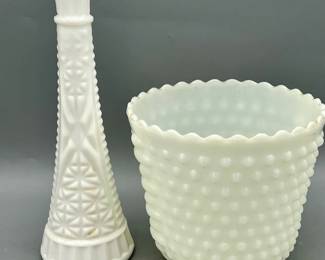 Milk Glass & Hobnail