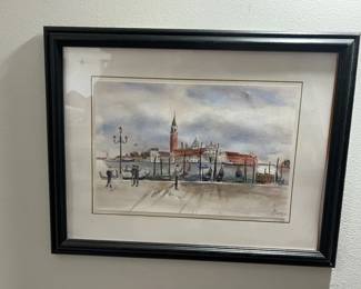 MPS005- Original Watercolor Painting From Venice