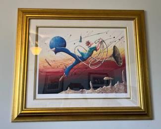 MPS012 Framed Lithograph Picture By Marcus Glenn