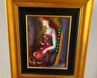 MPS018- Original Painting By Linda Le Kinff