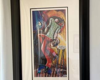 MPS021 Framed Limited Edition Lithograph By Marcus Glenn 