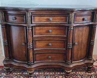 MPS053 - Resin And Wood Vintage Credenza 