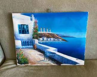 MPS077 Original Scenic Painting On Canvas