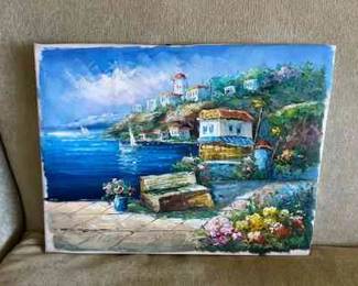 MPS078 Original Scenic Painting On Canvas