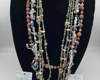 MPS101-Beautiful Beaded Necklaces And Earrings