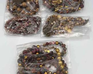 MPS115-5ea Superb Beaded Necklaces