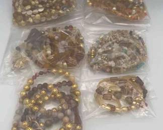 MPS137-Great Golden Necklaces And Earrings 