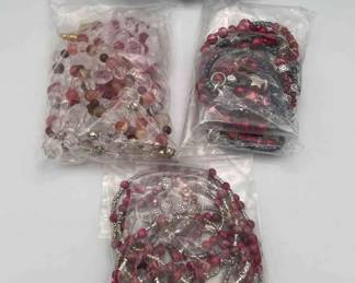 MPS139-4ea Nifty Matching Sets Of Necklaces And Earrings 