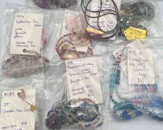 MPS152-10 Fine Beaded Necklace And Earrings Sets