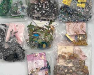 MPS155-Wonderful Beaded Necklaces With Matching Earrings 8 Sets