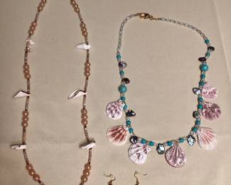 MPS230 Handcrafted Shell & Pearl Jewelry New