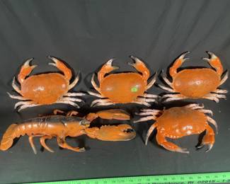 crabs, lobster
