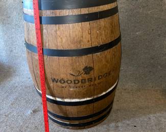 large wine barrel