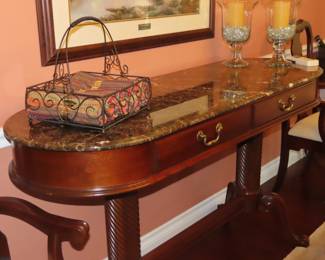 Marble top Buffet/table.