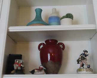 Rockwell ornaments and vases.