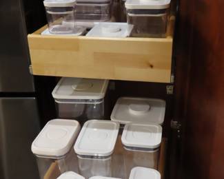 Multiple Oxo storage containers.