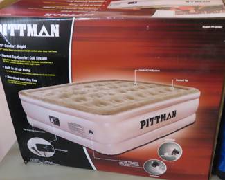 new in box Pittman inflatable bed.