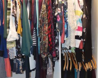 Like new L, XL, XXL ladies clothing some with tags.