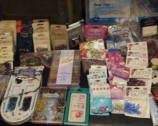Beading supplies.