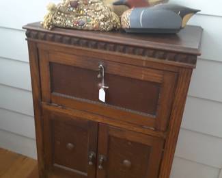 Vintage record cabinet