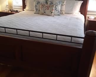 King size bed and mattress set, Bob Timberlake collection by Lexington furniture.