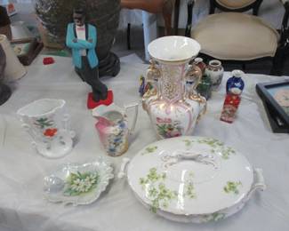 Vieux Paris and antique Limoges from New Orleans houses