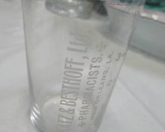 Katz and Besthoff  vintage pharmicist tiny glass
