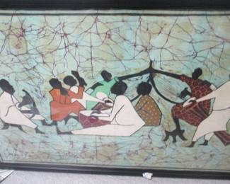 African painting on cloth
