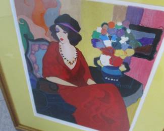 Itzhak Tarkay, pencil signed 