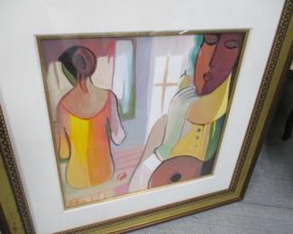 Ari Golkar, "Kindred Muse", Acrylic, Provenace: Martin-Lawrence Gallery