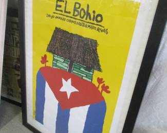 Cuban Lithograph Bachs 85, El Bohio