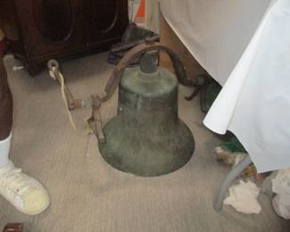 BRONZE church bell from the HISTORIC African-American church