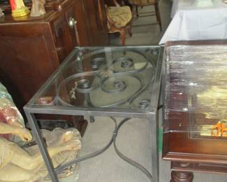 cast iron coffee table