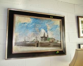 Myon Lechay, St. Louis Cemertary, Sold at David Rago Auction for $1,000 hammer price