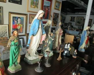 More antique figures from the church