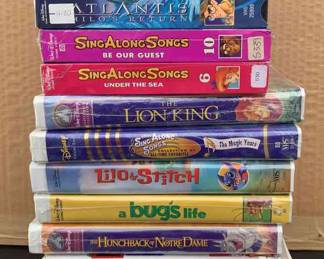 Walt Disney VHS Tapes Bambi * lion king * lilo & Stitch * Bugs Life * 101 Dalmatians
Movies
