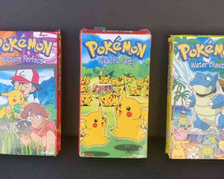 Pokémon VHS Tapes Pikachu Party
