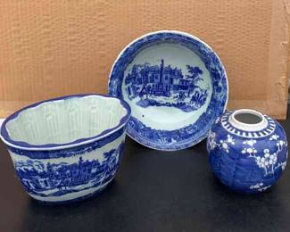 Vintage Blue & White China