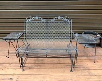 Wrought Iron Glider~$150.00