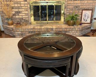 Ashley Furniture Coffee Table With 4 Stools~ $195.00
