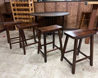 4 Saddle Stools $12.00 Each