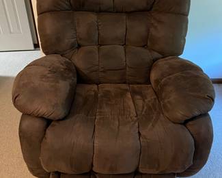 2 Microfiber Overstuffed Recliner Chairs~$100 Each