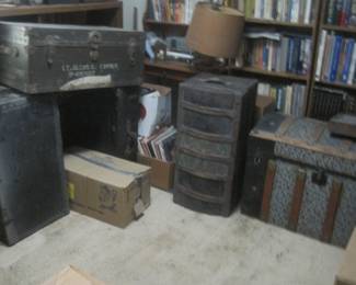 Military and Other Vintage trunks