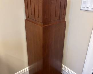 Pair of Global Views wooden pedestals 