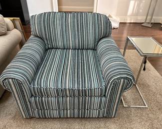 Club chair and ottoman