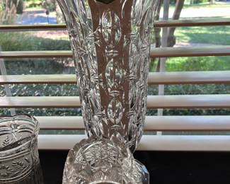 Large Shannon crystal vase