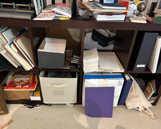 Short storage cubbies 