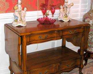 Server with drop ends for Extension from White Furniture Co