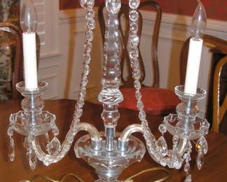 Crystal Lamps lighhted